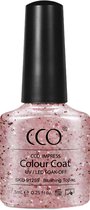 CCO Shellac - Gel Nagellak - kleur Blushing Topaz 91259 - Glitter - Transparante kleur - 7.3ml - Vegan