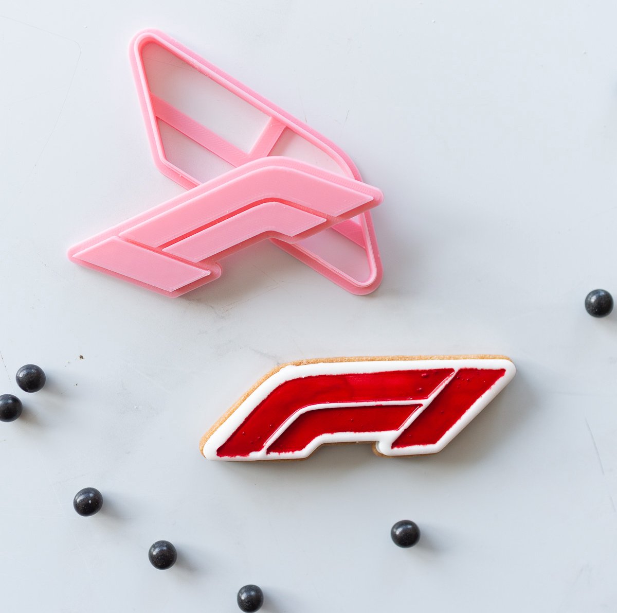 F1 logo - Stamp met cutter | Formule 1 Serie