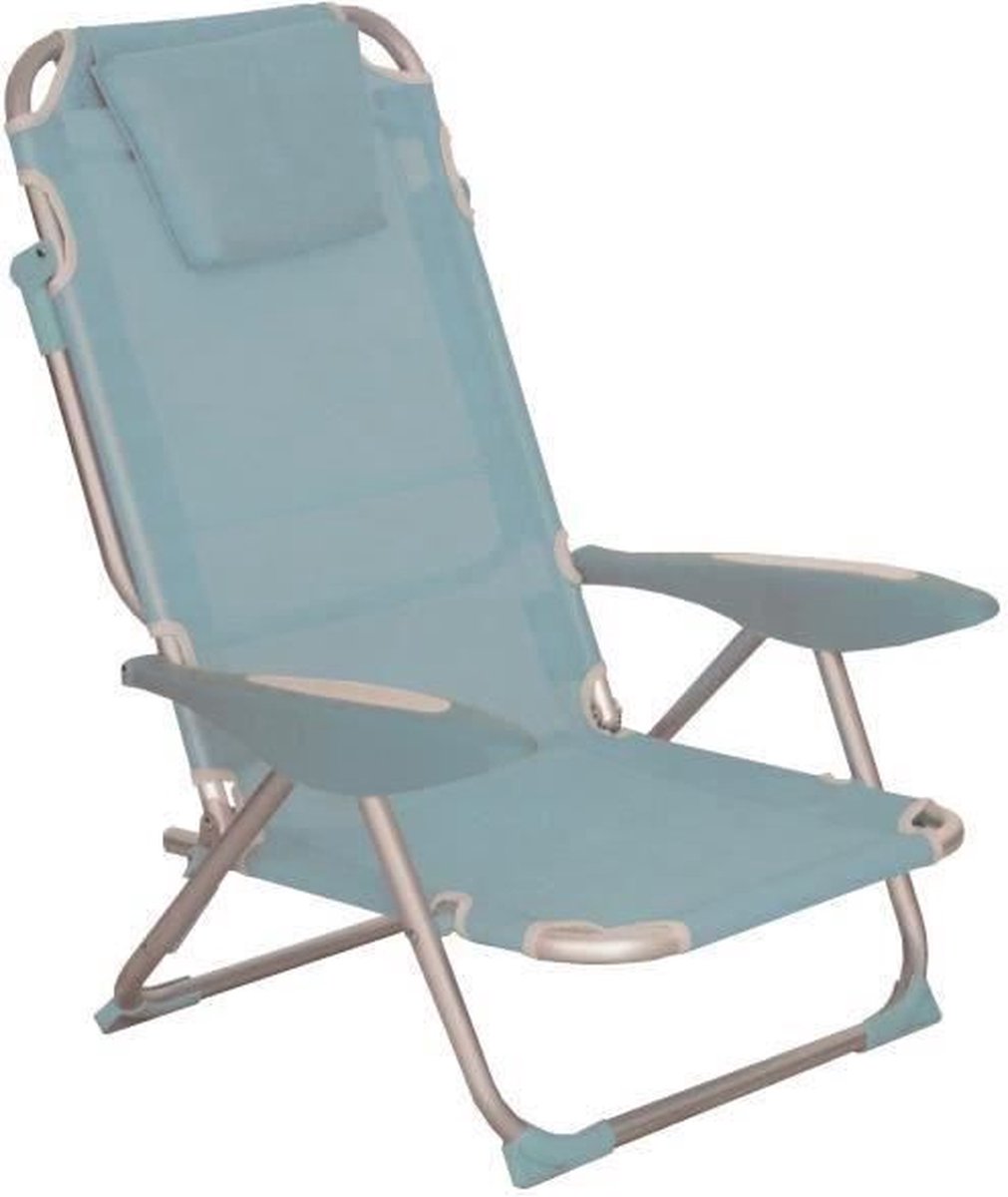 INNOV'AXE Clic Clac des Plages fauteuil - aluminium structuur - denim blauw