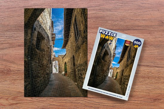 Puzzle La vieille ville de San Gimignano en Italie - Puzzle - Puzzle 500 pièces