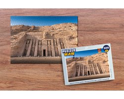 Puzzel Gezicht op de tempel van Nefertari Abu Simbel in Egypte - Legpuzzel - Puzzel 500 stukjes