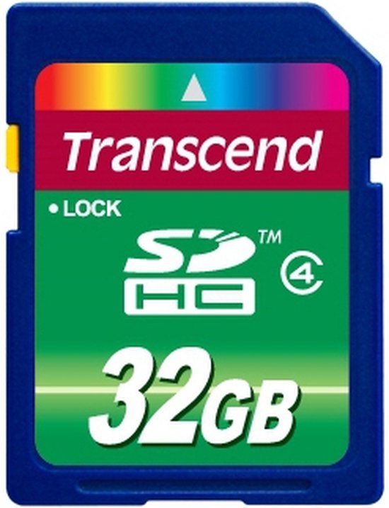 Transcend TS32GSDHC4 32GB SDHC Klasse 4 flashgeheugen