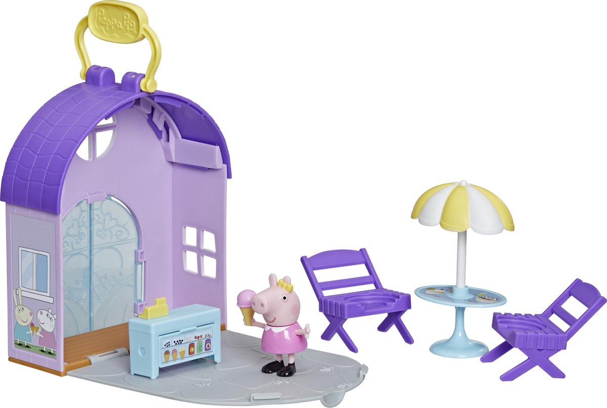 Figurine Peppa Pig - Coffret Peppa va au zoo - Jouet préscolaire pour  enfants dès 3 ans