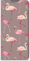 Stand Case Xiaomi 12 Pro Hoesje met naam Flamingo