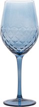 Vikko Décor Majestic Collection - Set van 6 Wijnglazen / Waterglazen - Blauw