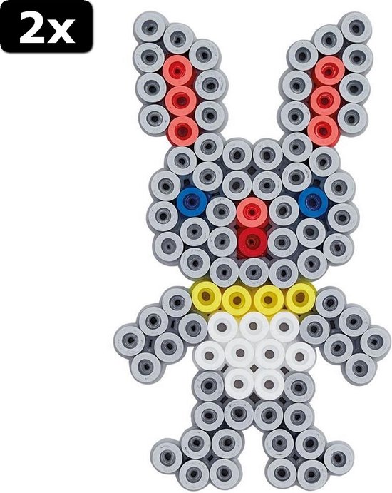Strijkkralen onderlegplaten | Hama Maxi | Set van 5 | Bekius