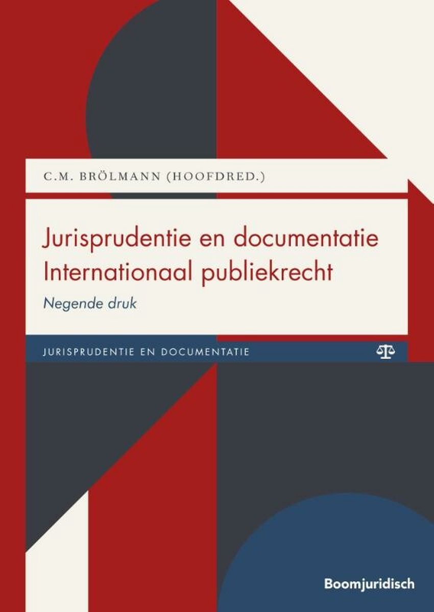 Omslag van Boom Jurisprudentie en documentatie - Jurisprudentie en documentatie Internationaal publiekrecht