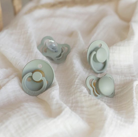 BiBS - Try it Collection - Fopspenen Fase 1 - Sage - 4 stuks van BIBS — afbeelding 4