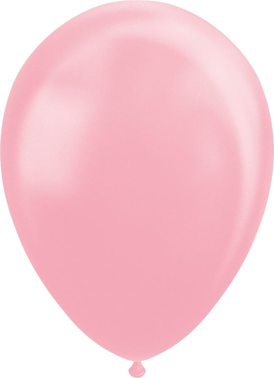 Ballonnen - Lichtroze - Metallic - 30cm - 10st.