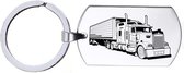 Sleutelhanger RVS - Truck