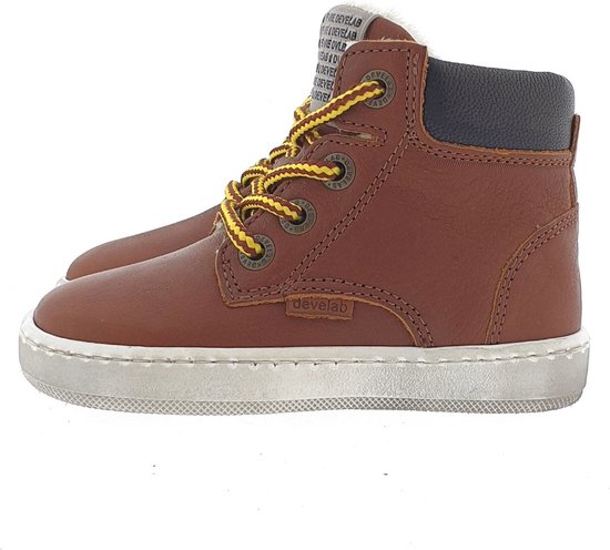 Develab 41855 jongens veterboots sportief maat 26 bruin