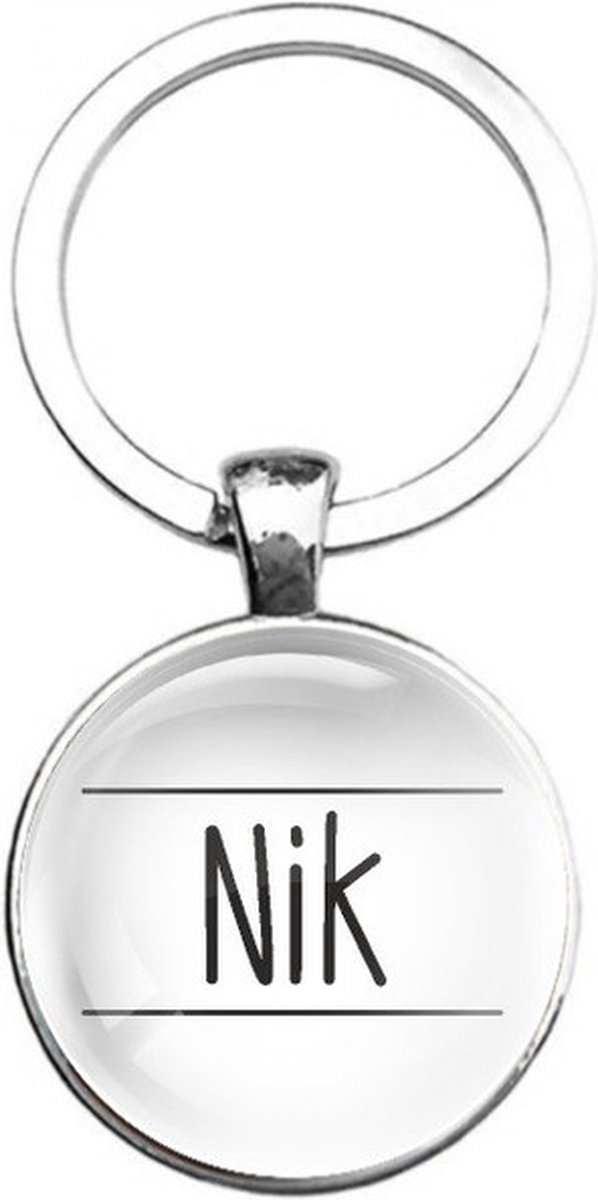 Sleutelhanger Glas - Nik
