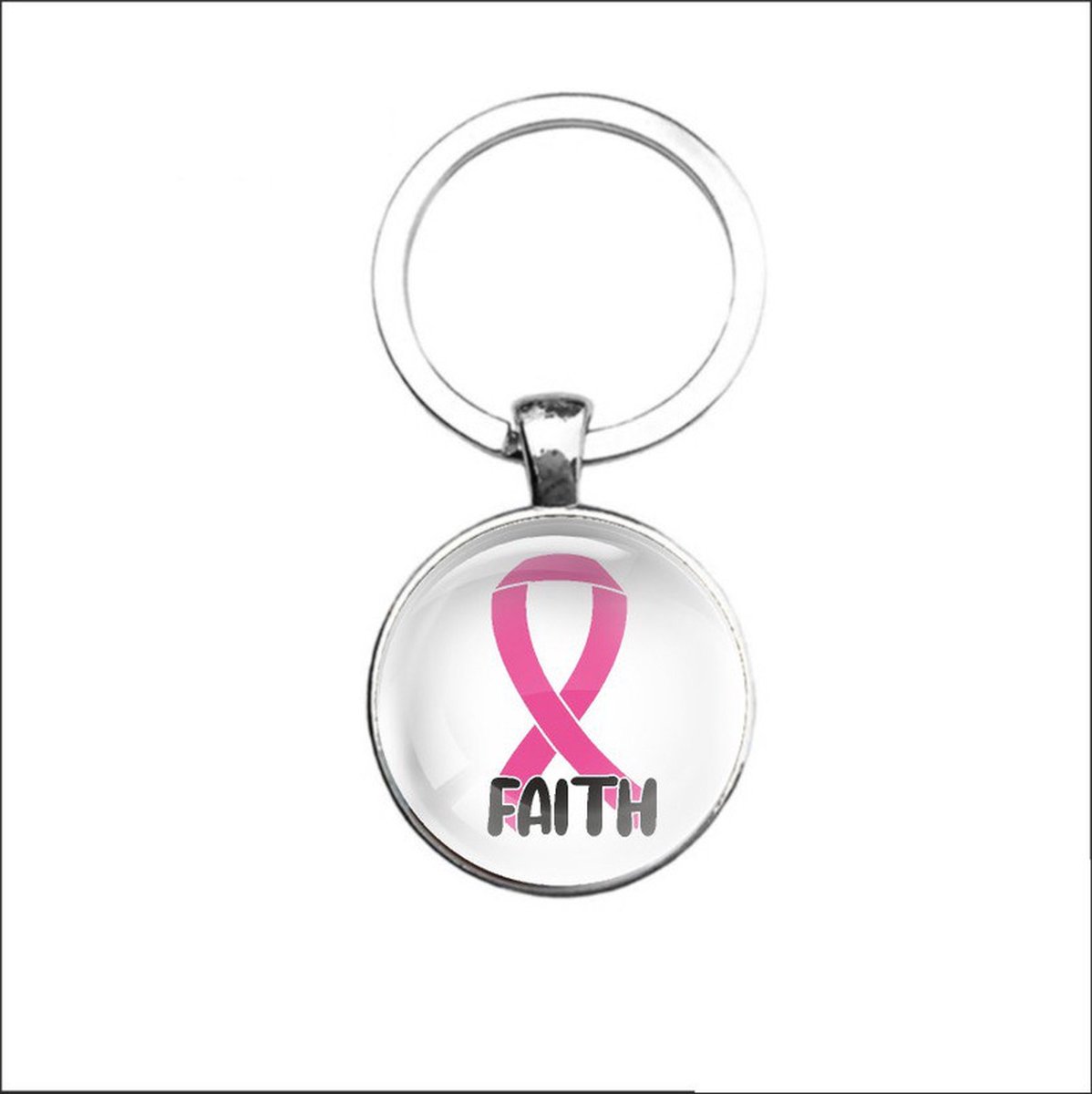 Sleutelhanger Glas - Faith