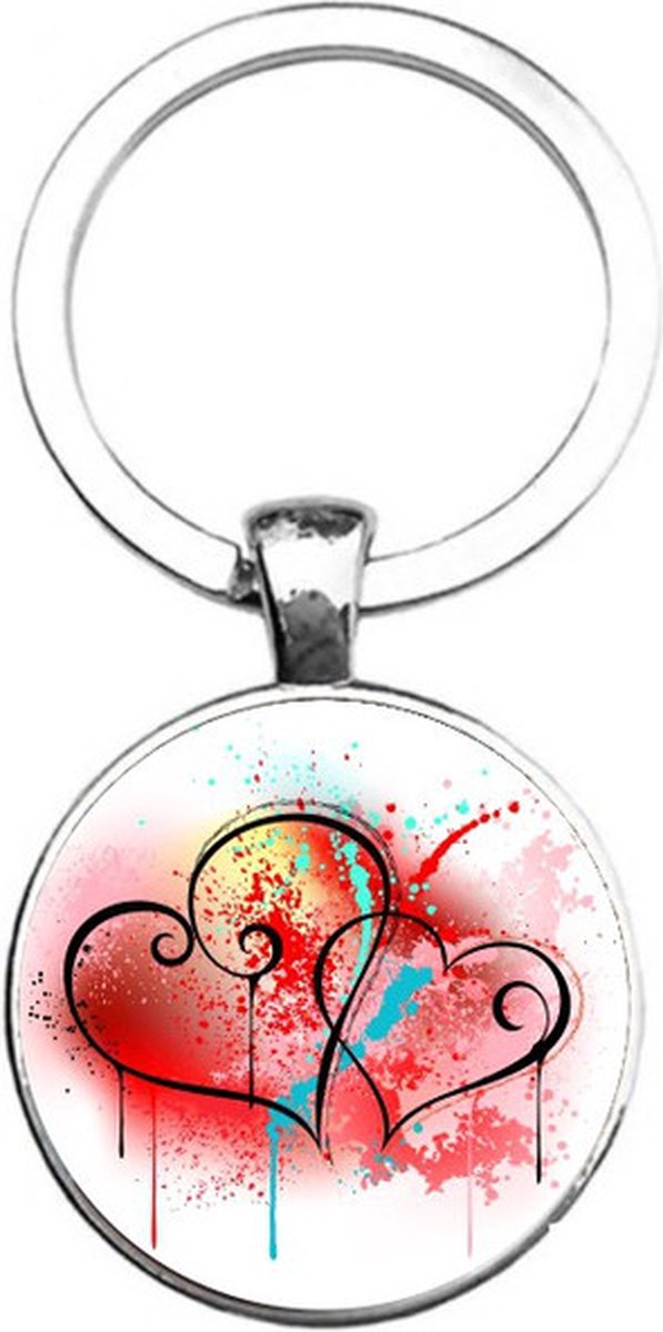 Sleutelhanger Glas - Liefde