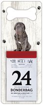 Scheurkalender 2024 Hond: Mastino Napoletano