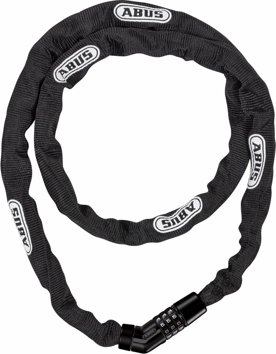 Antivol Vélo ABUS Chaîne Acier 4804K - Niveau Sécurité 4 - 75 Cm - Rouge - Protection Maximale