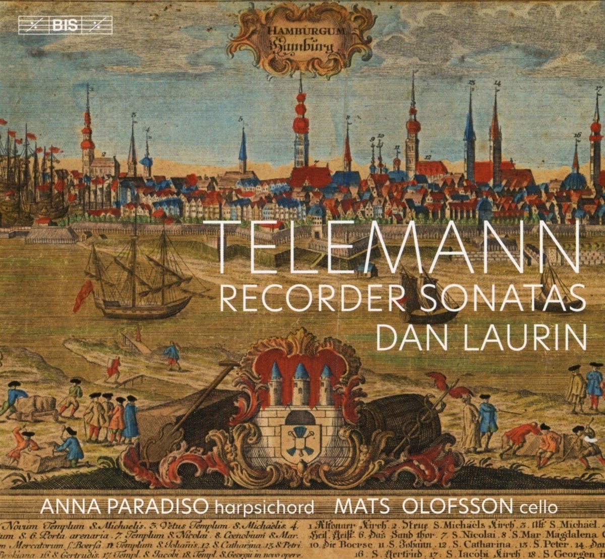 Dan Laurin, Anna Paradiso, Mats Olofsson - Telemann Recorder (SACD)