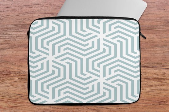 Housse pour ordinateur portable - Sacoche pour ordinateur portable - Motifs - Design - Ligne - Ordinateur portable - 17 pouces - Housses pour ordinateurs portables ordinateur portable
