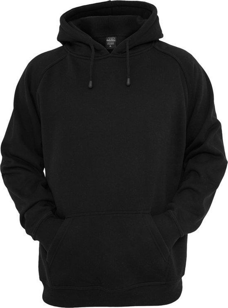 Heren hoodie extra dik en zacht Blank Hoody zwart | bol.com