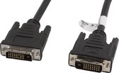 DVI Cable Lanberg Male Plug/Male Plug Black
