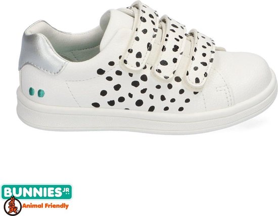 Bunnies JR 220140-900 Meisjes Lage Sneakers - Wit - Imitatieleer -  Klittenband | bol.com