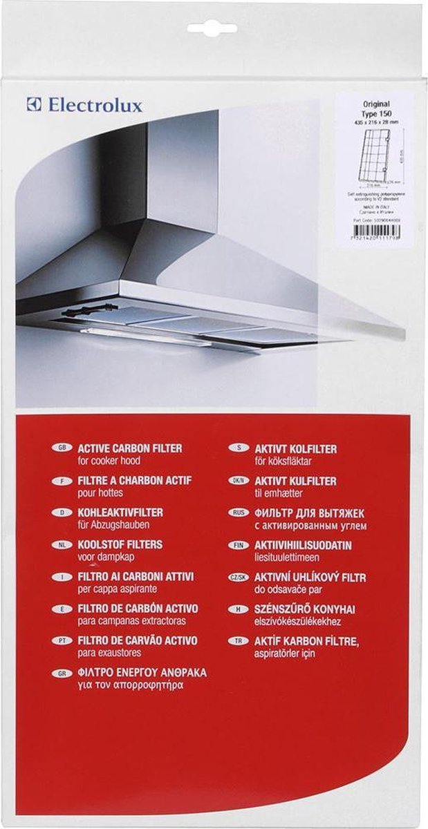 ELECTROLUX - KOOLSTOFFILTER, TYPE 150 - 9029801330