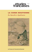 Études françaises 51 - Études françaises. Volume 51, numéro 3, 2015