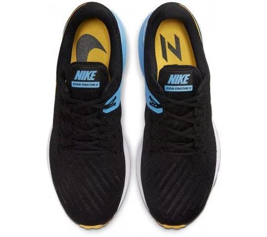 Nike Air Zoom Structure 22 hardloopschoenen heren marine/geel/wit | bol.com