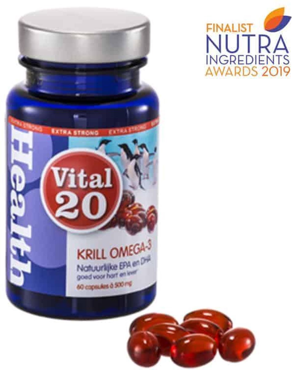 Krill Olie Omega3 Hooggedoseerde EPA + DHA 590mg (60 capsules)