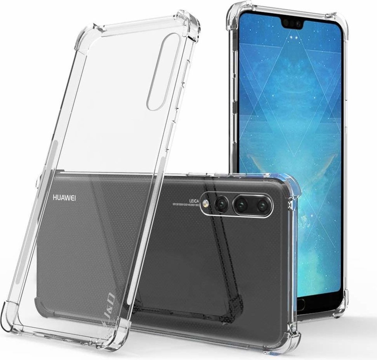 Huawei P20 Pro hoes - Anti-Shock TPU Back Cover - Transparant