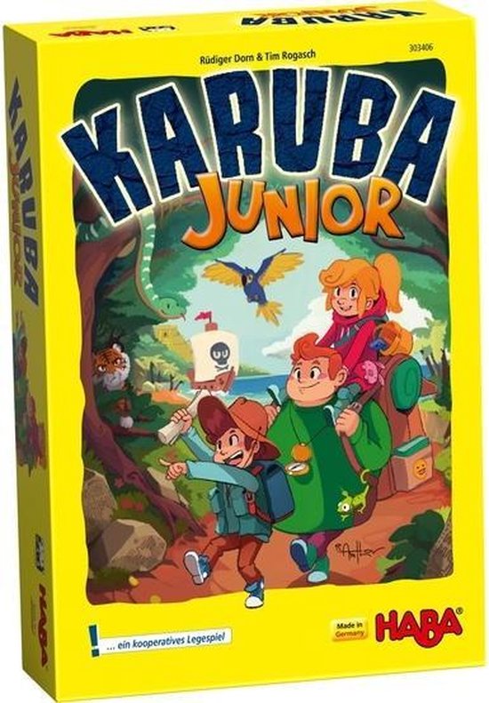 Thumbnail van een extra afbeelding van het spel Gezelschapsspel Cooperatief Karuba Junior Haba +4j