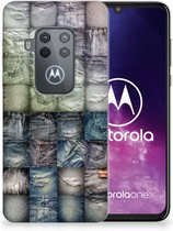 Coque pour Motorola One Zoom Coque Smartphone Jeans