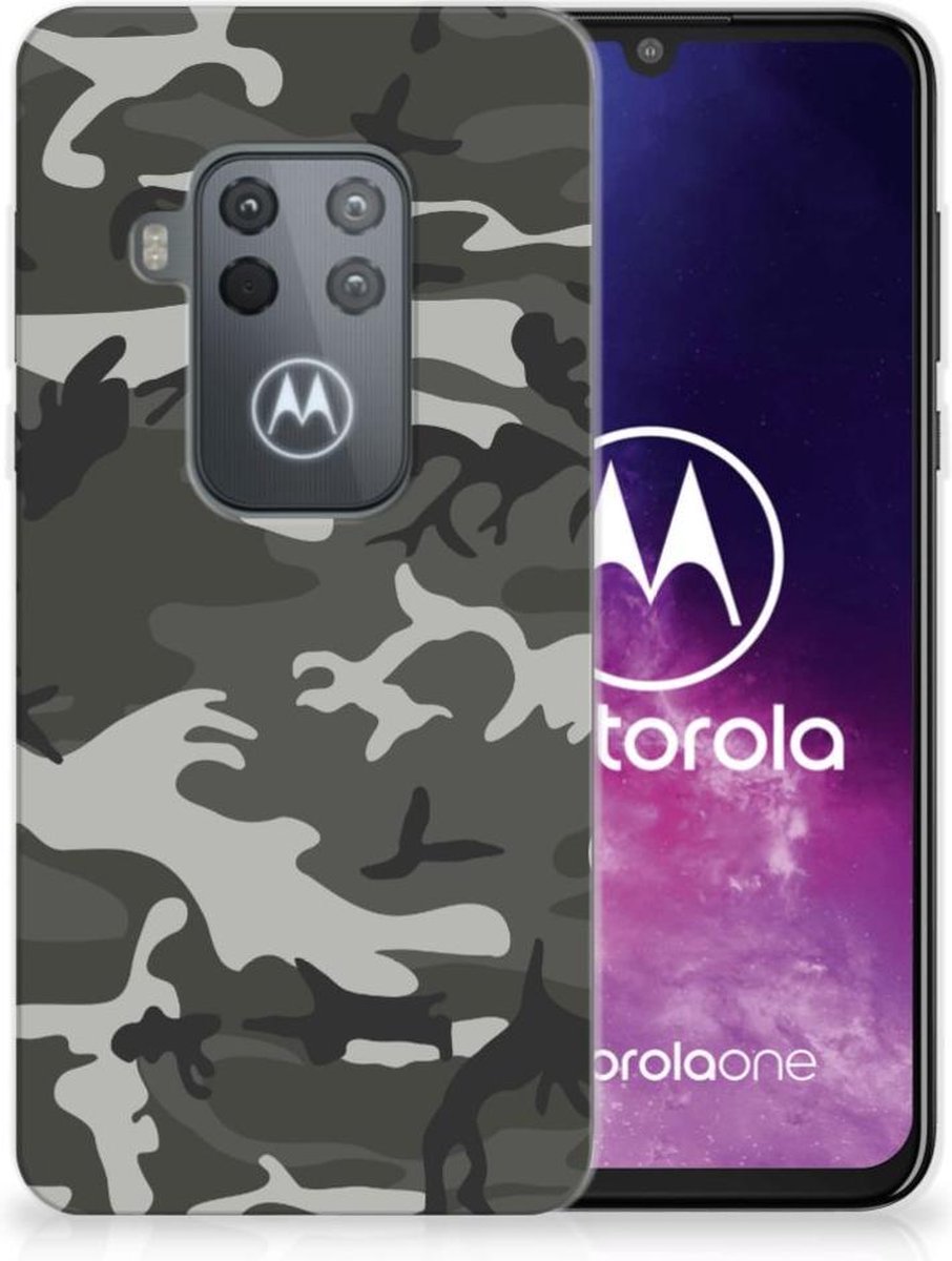 Motorola One Zoom TPU bumper Army Light