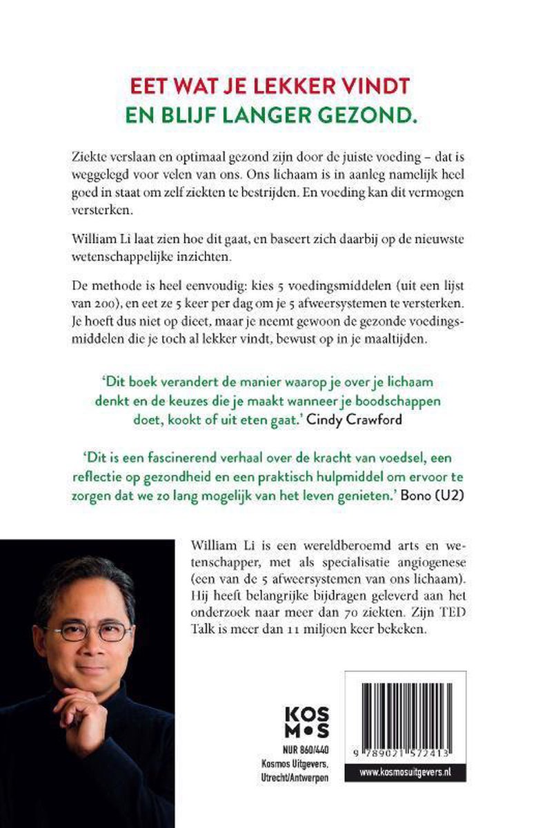 Eet om ziekte te verslaan - back cover