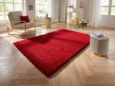 Hoogpolig vloerkleed Talence Elle Decoration - rood 140x200 cm