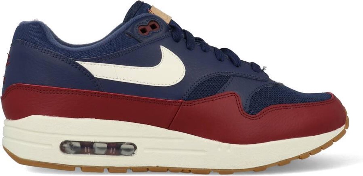 Nike Air Max 1 Blauw / Rood - Heren 