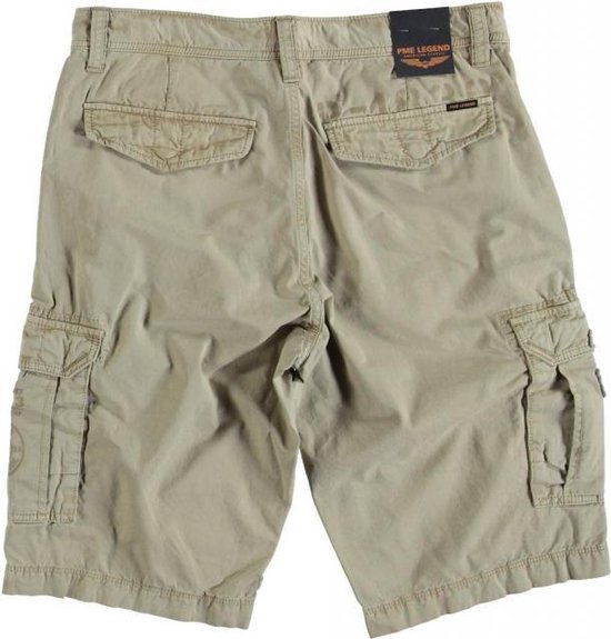 Pme legend beige twill cargo short - valt kleiner - Maat W30 | bol.com