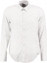 Garcia wit slim fit overhemd fine cotton valt kleiner - Maat  S