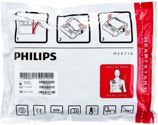 Philips Heartstart HS1 elektroden voor volwassenen M5071A - Philips