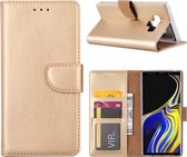 Xssive Hoesje voor Samsung Galaxy Note 9 - Book Case - Goud