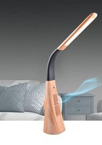 Ultra Bright LED tafellamp Ionic Light met geïntegreerde luchtverfrisser in houtlook