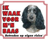 Engelse Cocker Spaniel Waakbord - Ik waak voor mijn