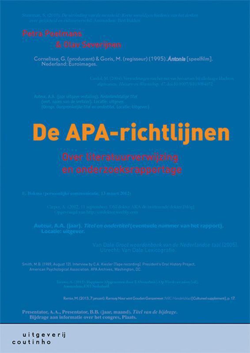 De APA-richtlijnen - Petra Poelmans