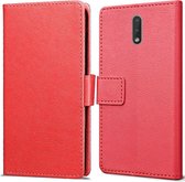 Nokia 2.3 hoesje - Book Wallet Case - rood