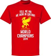 Liverpool World Champions Qatar 2019 T-shirt - Rood - XS
