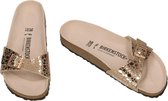 Birkenstock Madrid Dames Slippers Small fit - Copper - Maat 41
