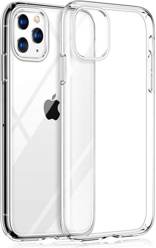 Weerkaatsing voor de helft Bedienen Apple iPhone 11 Pro Transparante TPU Hoes | bol.com