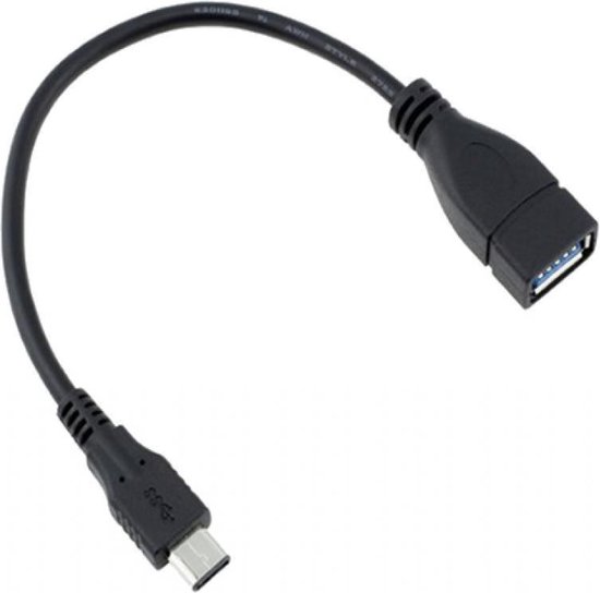 OTG Host kabel Male USB C naar normaal Female USB A 2.0/3.0, adapter /... |  bol.com