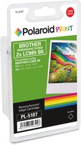 Polaroid inkt voor Brother LC985BK  2X Black