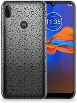GSM Hoesje Motorola Moto E6 Plus TPU bumper Stripes Dots